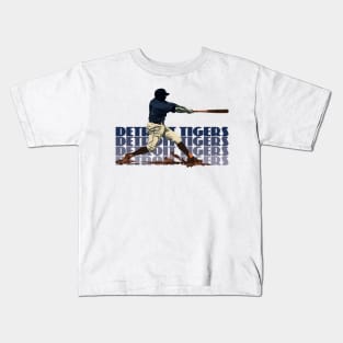 Retro Detroit Tigers Slugger Kids T-Shirt